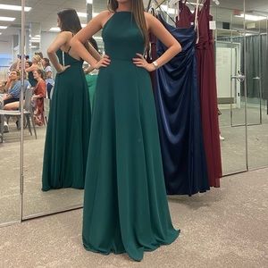Dark green Bridesmaids dress